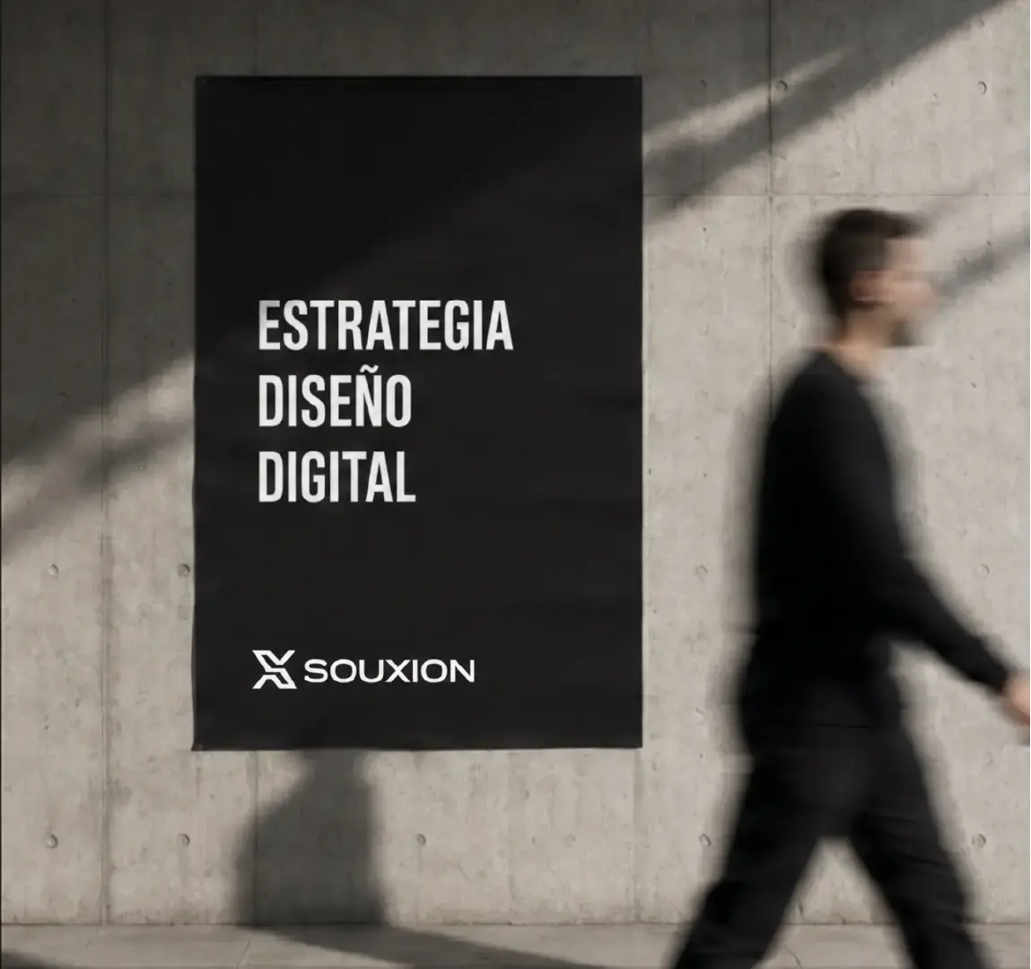 Póster de vía pública — proyecto SOUXION